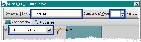 The outputs from the Chip Select modules are all active-High.  Invert them in the Output module.