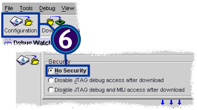 Create a new configuration image, except now select No Security.
